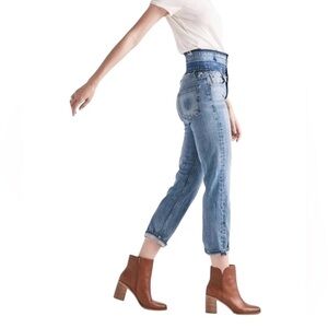 Lucky Brand Remade Collection Lucky Pins Stacked Waist Jeans Size 2